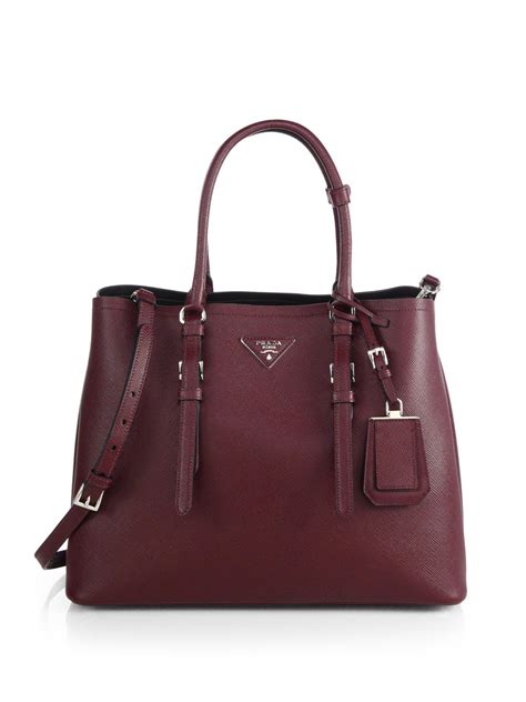 prada saffiano double bag replica|Prada saffiano bag price.